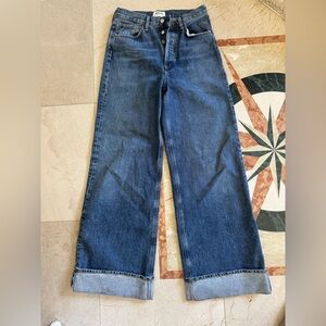 Agolde Deep Blue Flare Jeans